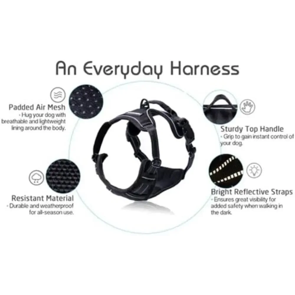 rabbitgoo Dog Harness, No Pull for Large Dogs